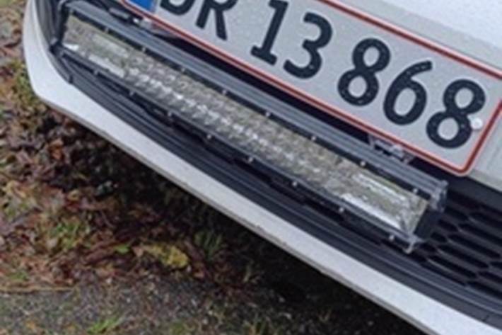 Hvid VW Polo fra 2013