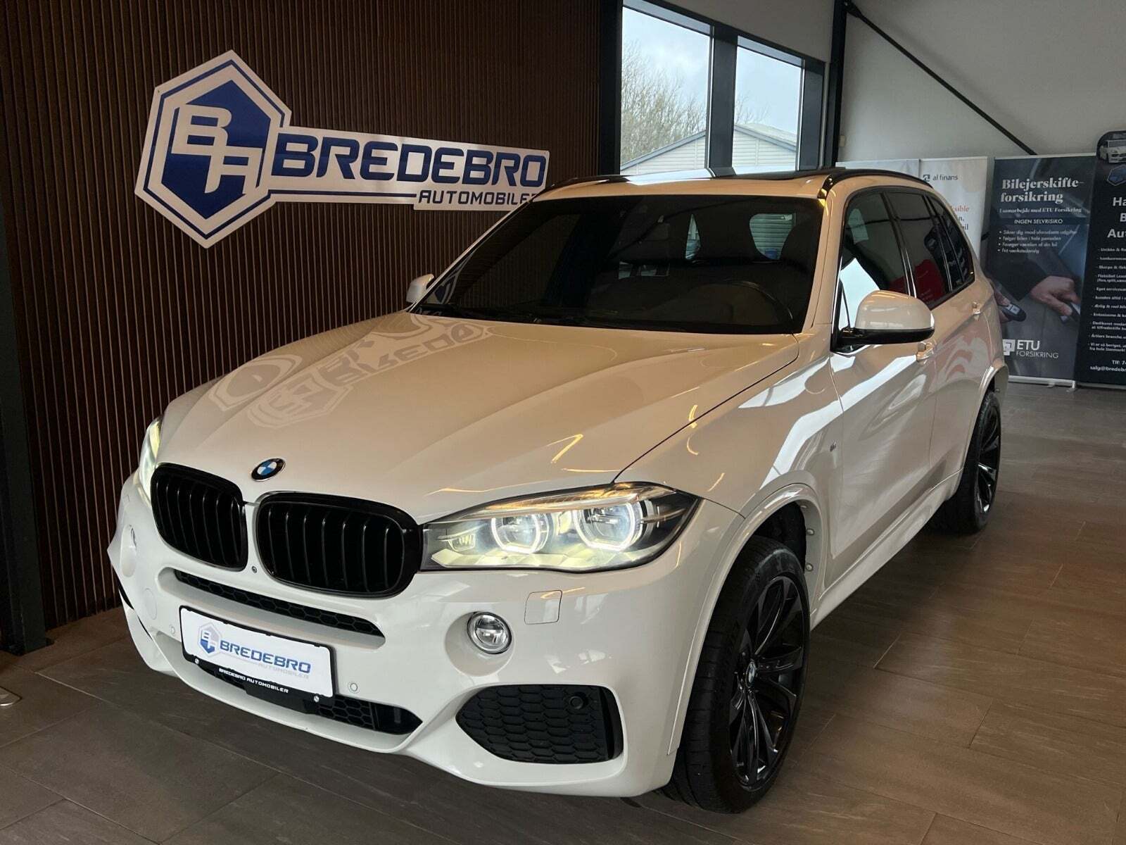 Hvid BMW X5 fra 2015
