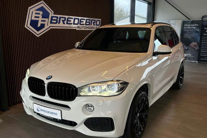 Hvid BMW X5 fra 2015