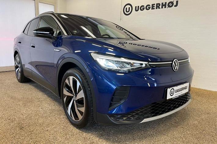 Blå VW ID.4 fra 2021