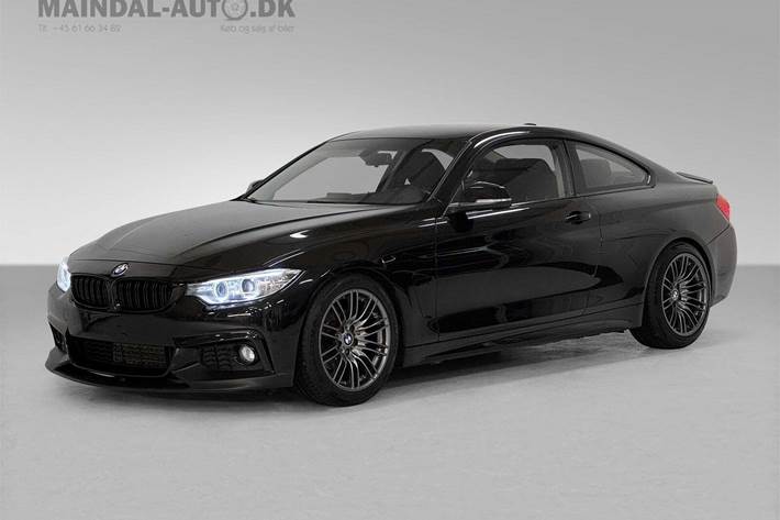Blå BMW 420d fra 2014