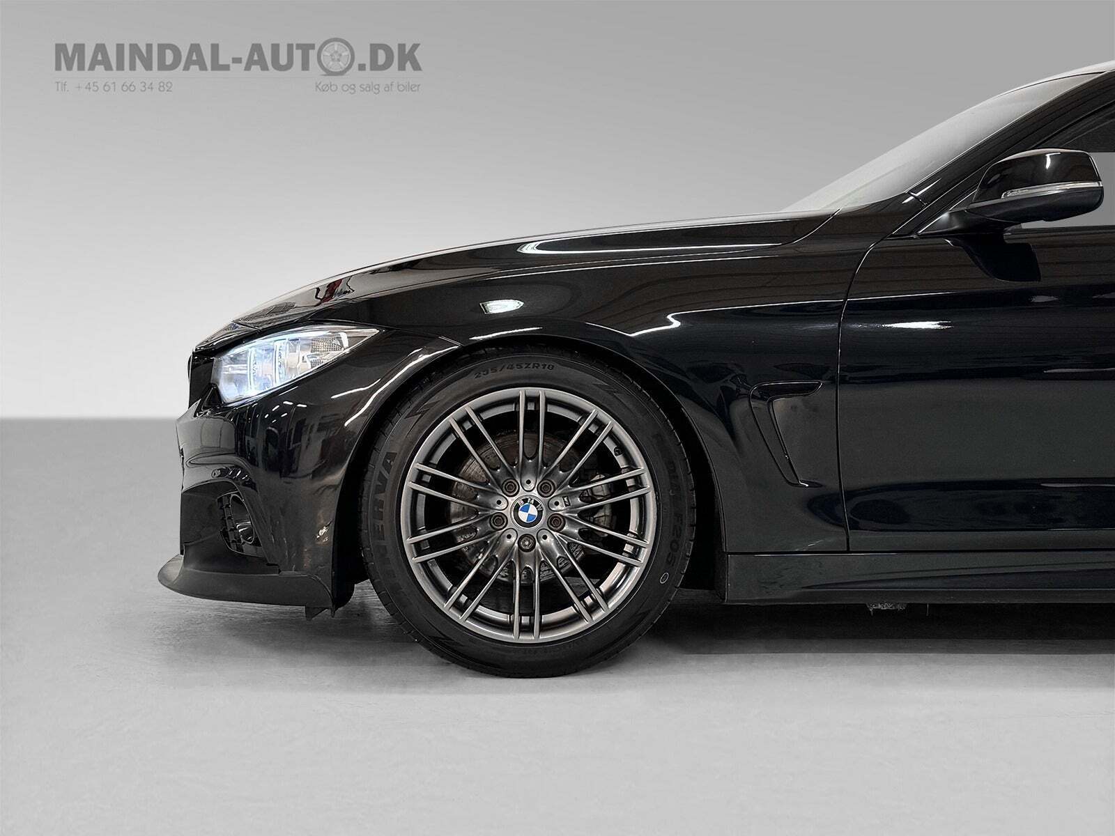 Blå BMW 420d fra 2014