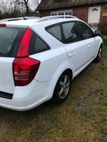 Hvid Kia Ceed fra 2008