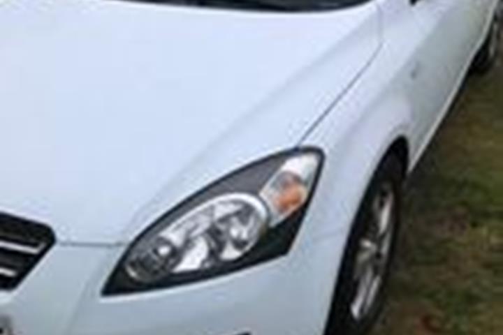 Hvid Kia Ceed fra 2008