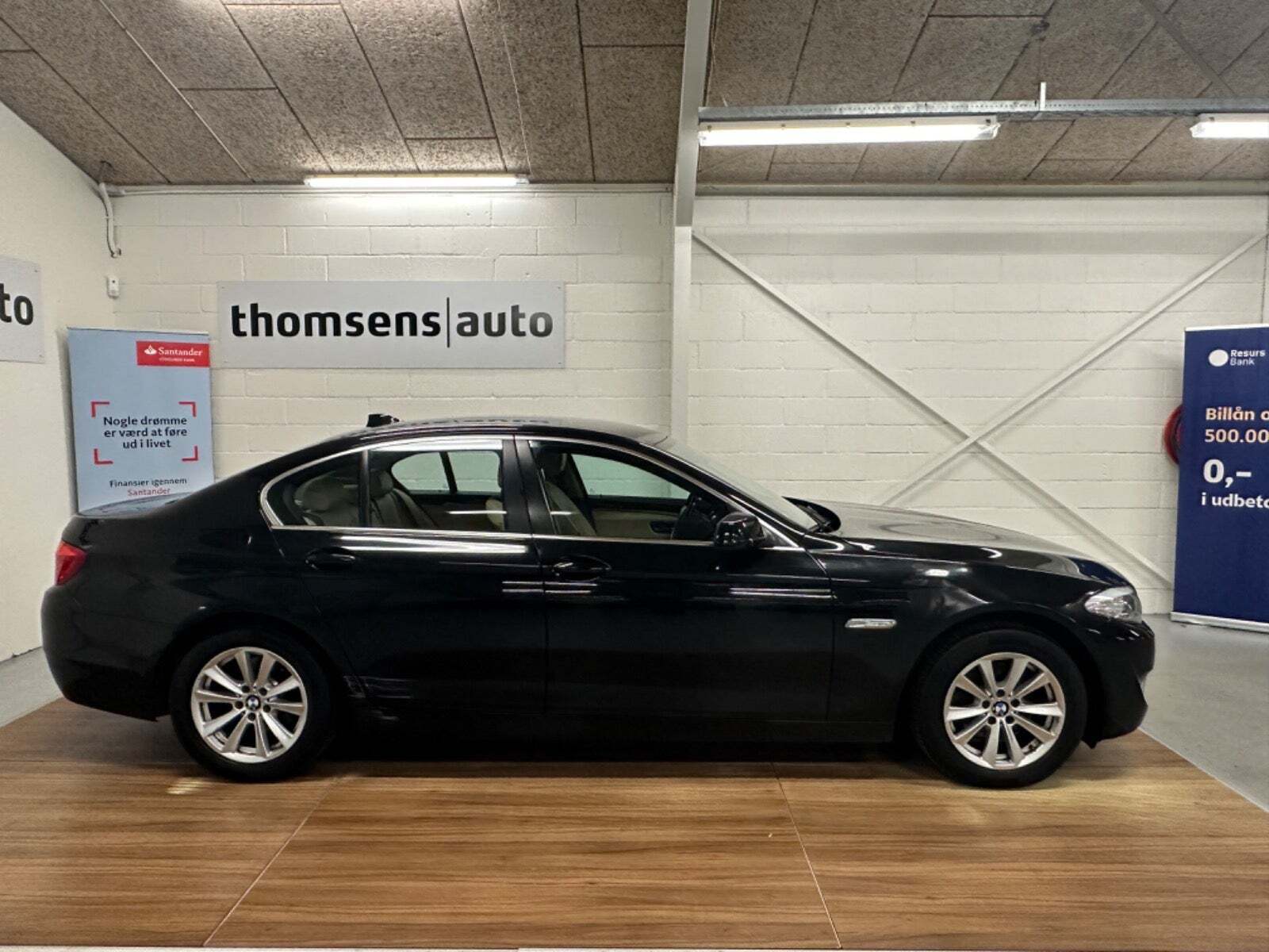 Sort BMW 520d fra 2011