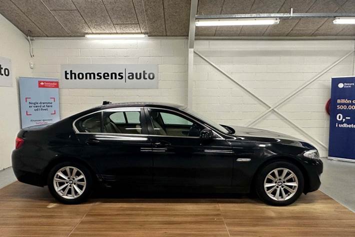 Sort BMW 520d fra 2011