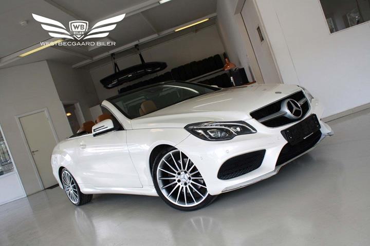 Hvid Mercedes E200 fra 2014