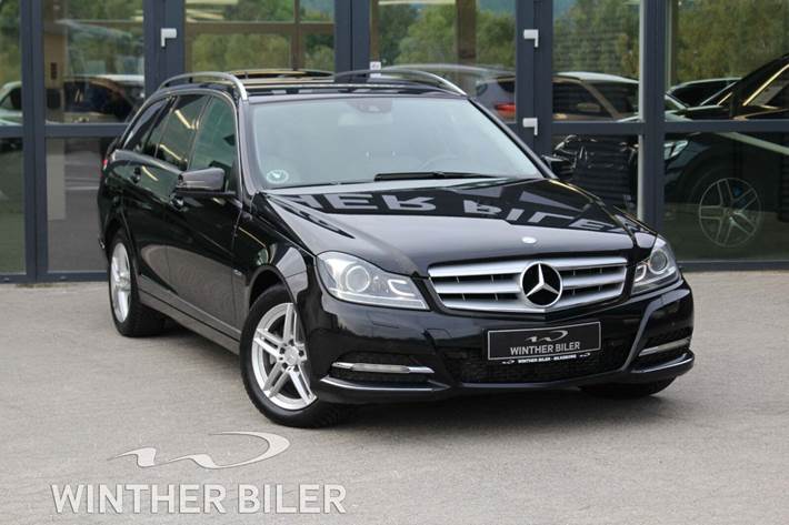 Sort Mercedes C220 fra 2011