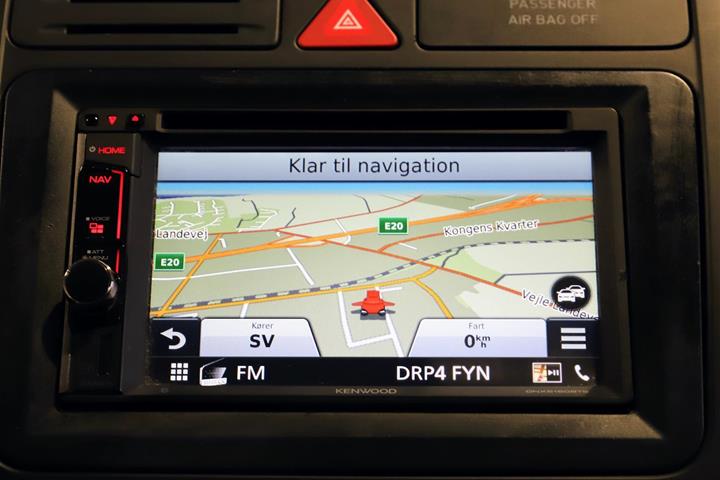 Blå VW Golf Plus fra 2009