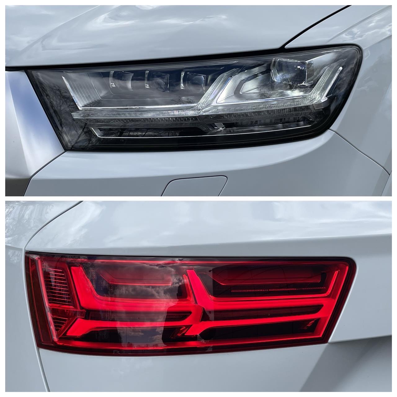 Hvid Audi Q7 fra 2016