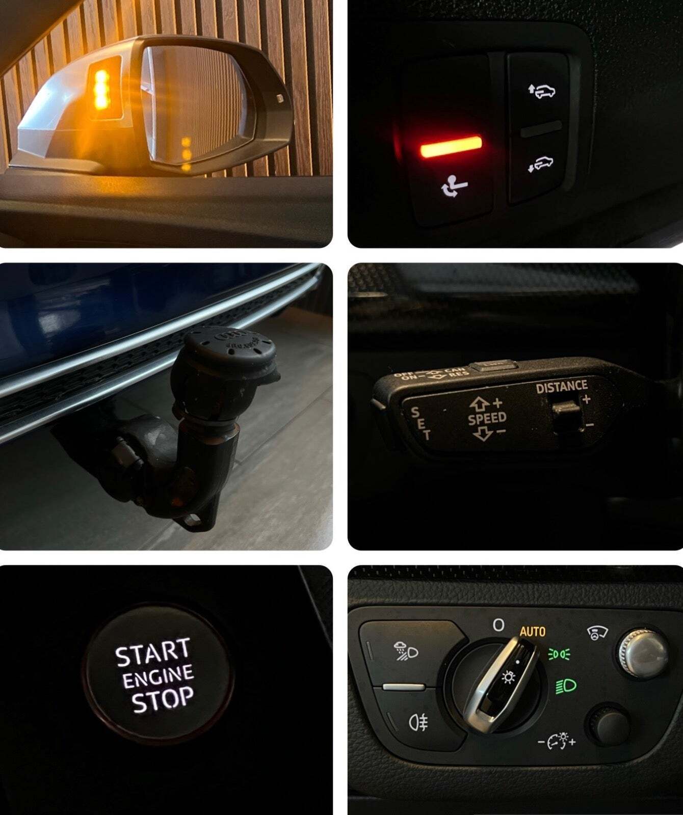 Blå Audi SQ5 fra 2018