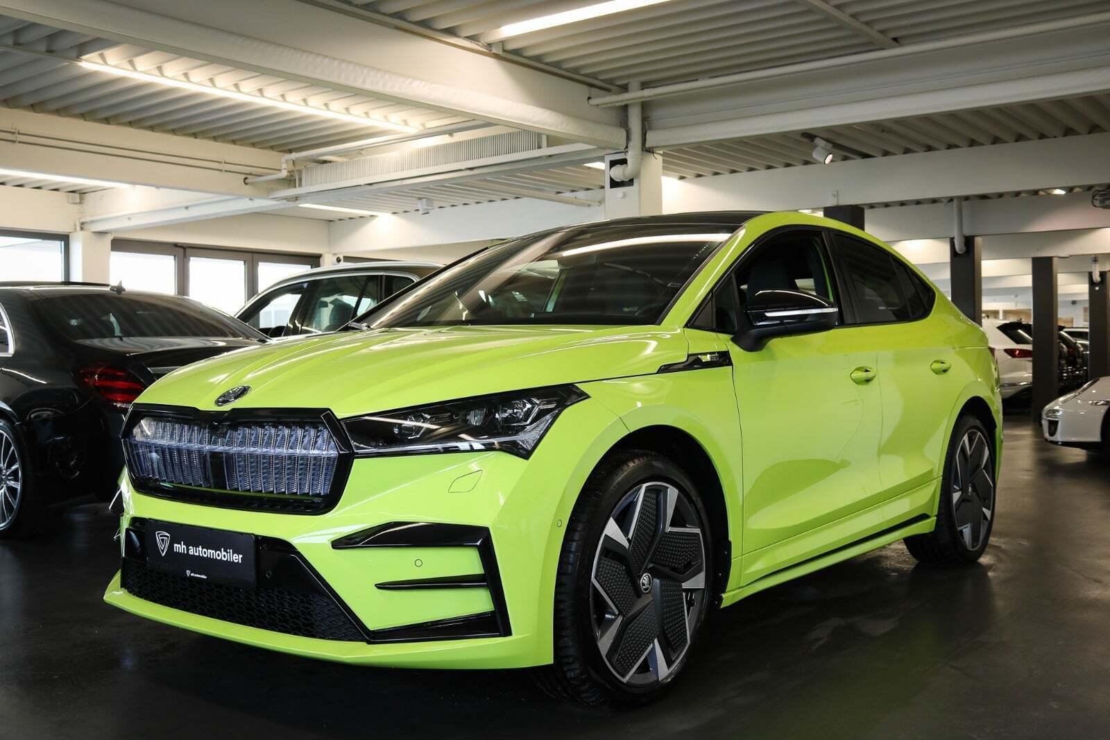 Grøn Skoda Enyaq fra 2022