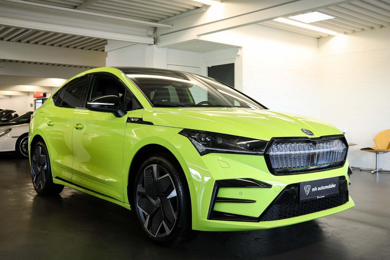 Grøn Skoda Enyaq fra 2022