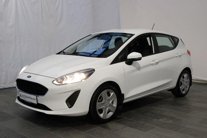 Hvid Ford Fiesta fra 2018