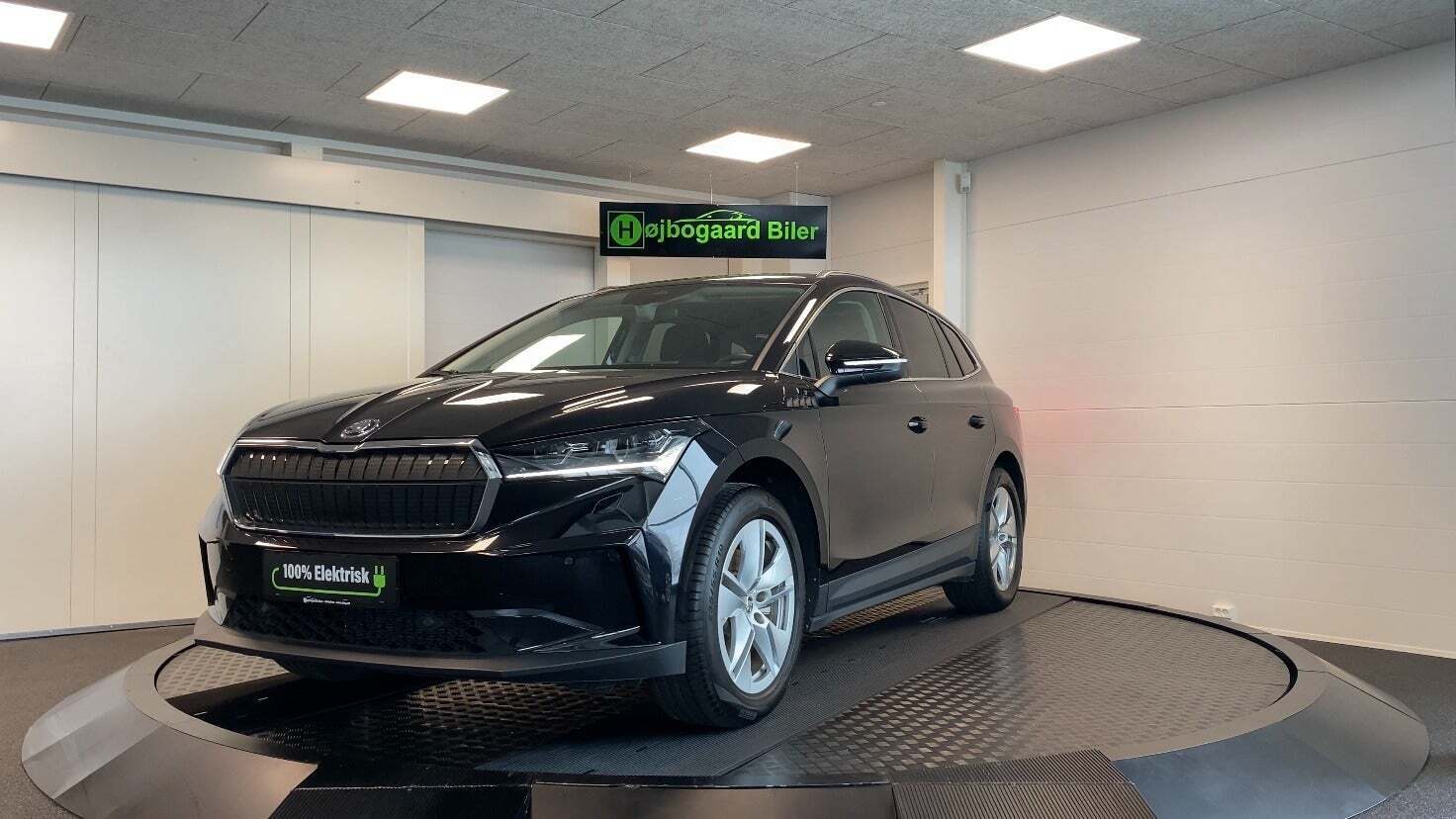 Sort Skoda Enyaq fra 2023