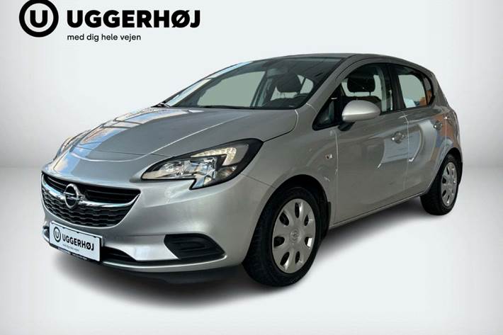 Grå Opel Corsa fra 2015