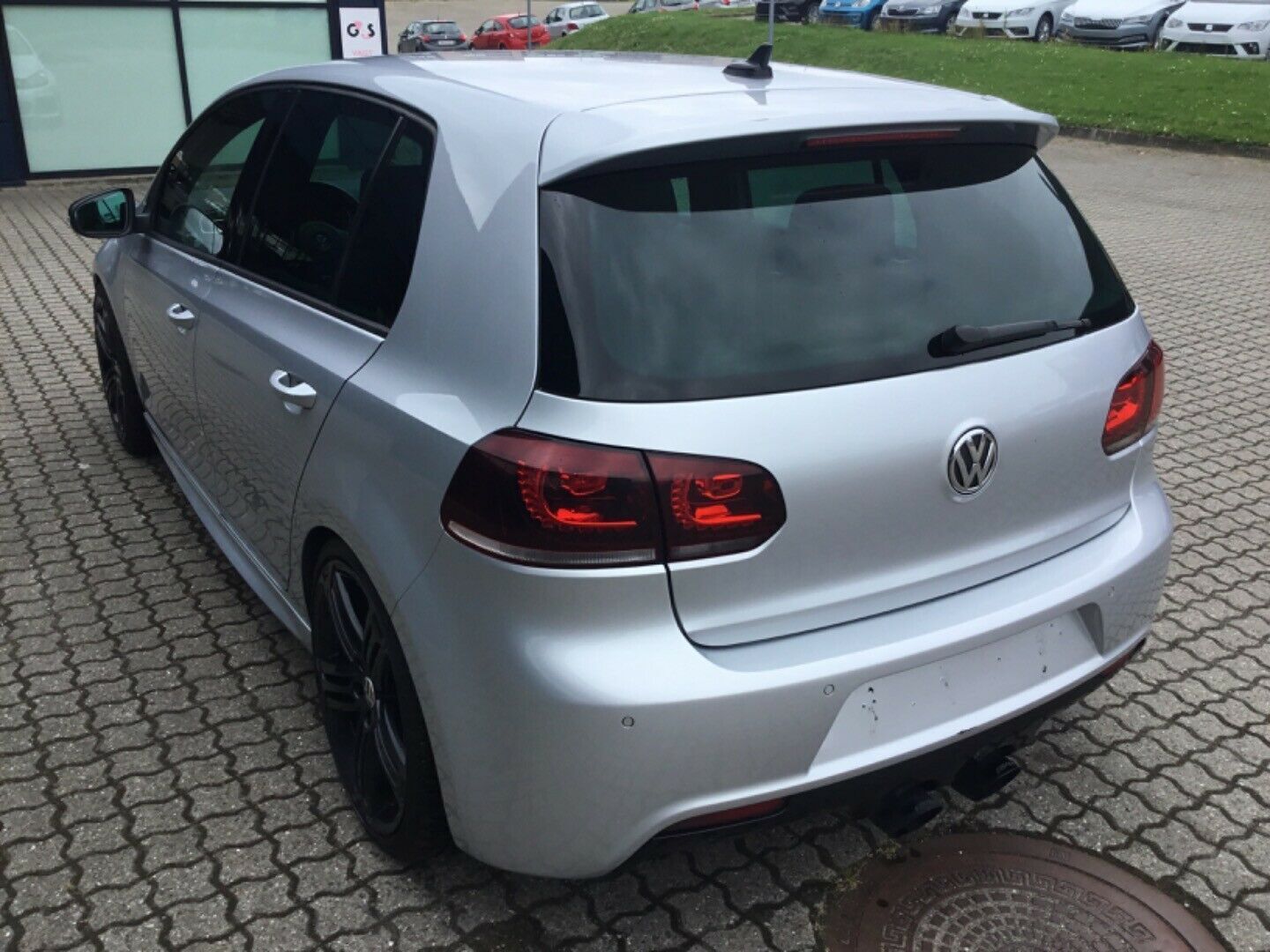 Sølv VW Golf VI fra 2010