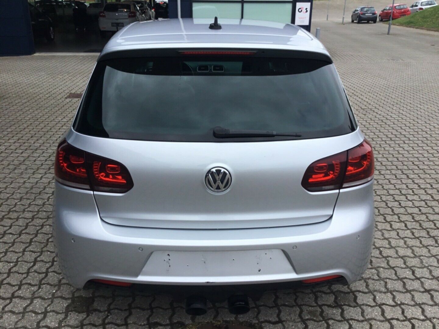 Sølv VW Golf VI fra 2010