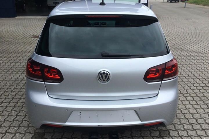 Sølv VW Golf VI fra 2010