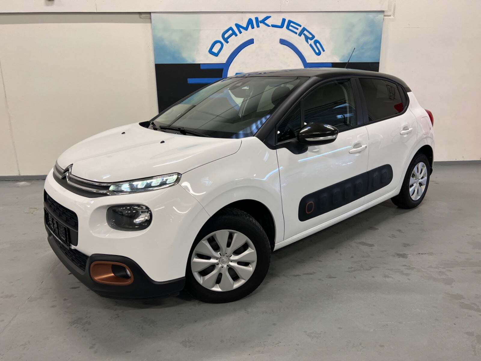 Hvid Citroën C3 fra 2017