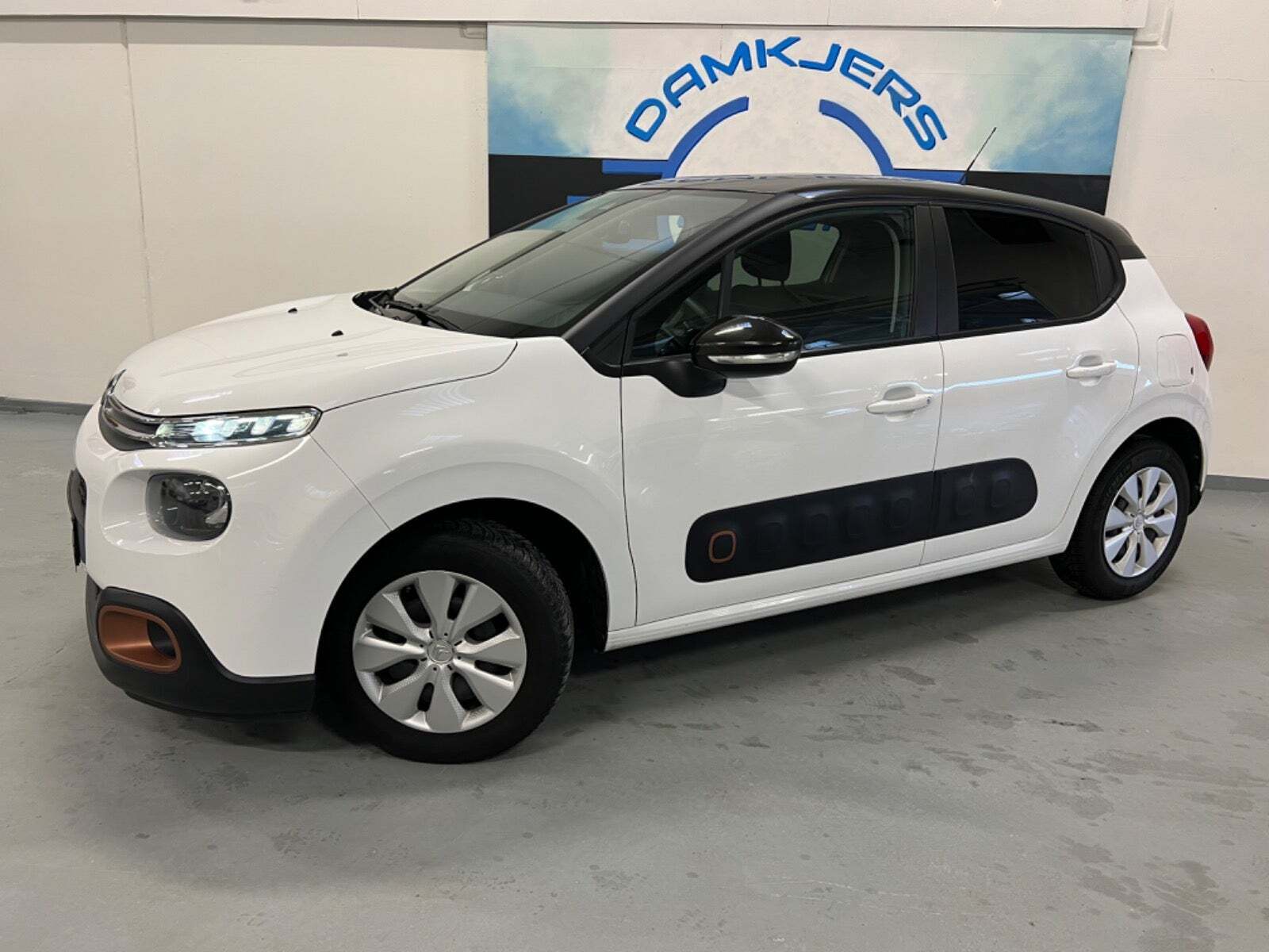 Hvid Citroën C3 fra 2017