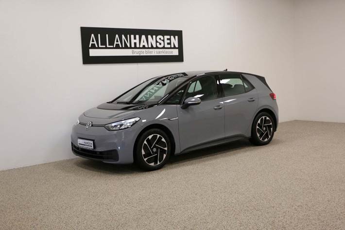 Grå VW ID.3 fra 2021