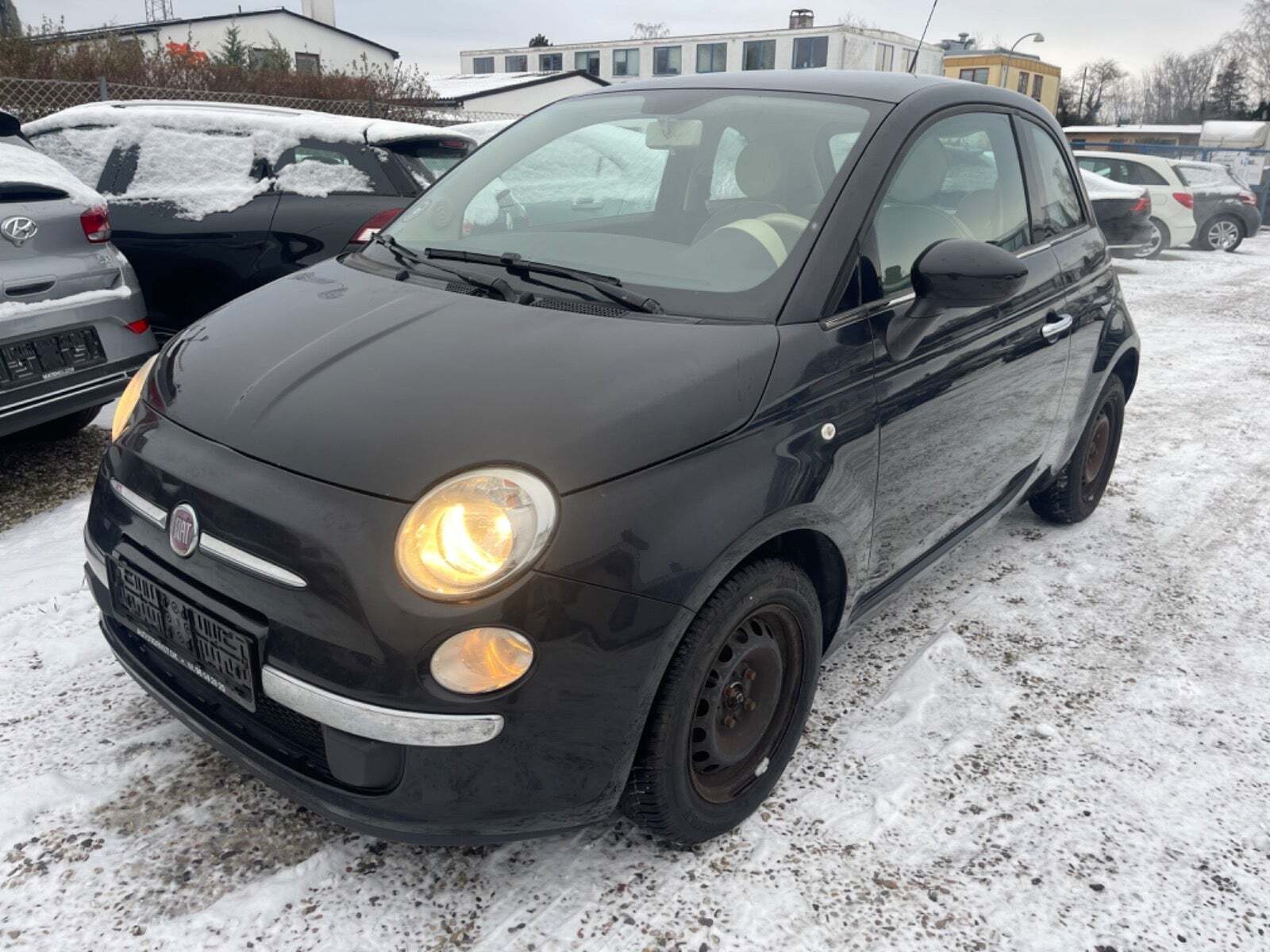Sort Fiat 500 fra 2011