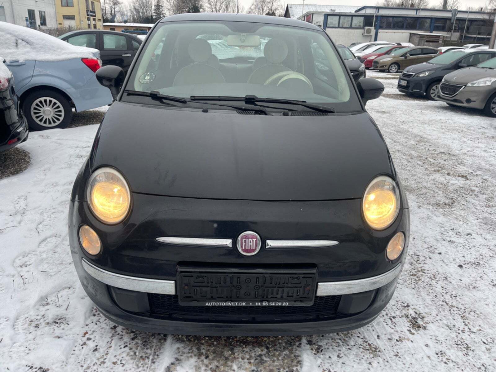 Sort Fiat 500 fra 2011
