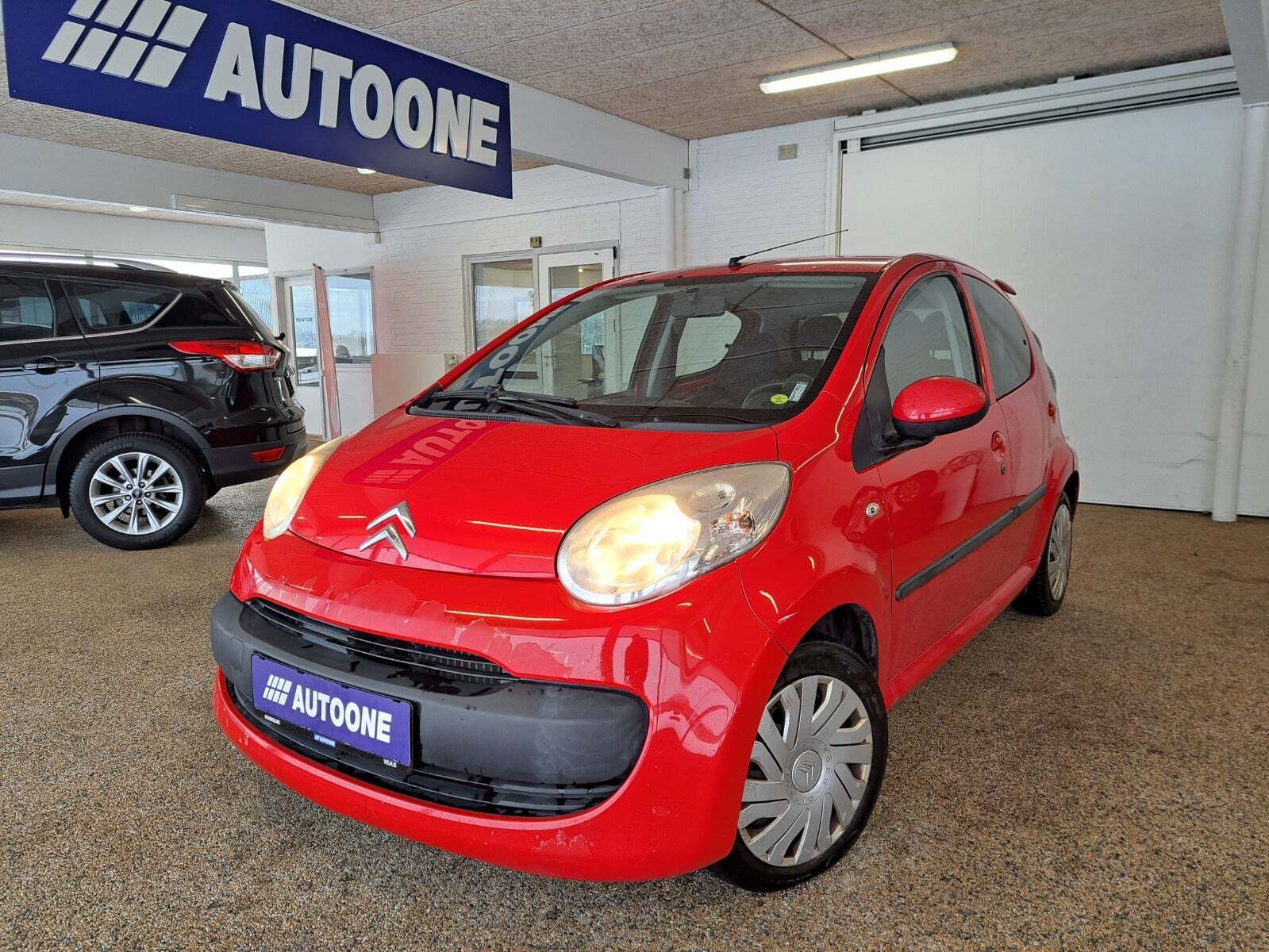 Rød Citroën C1 fra 2007