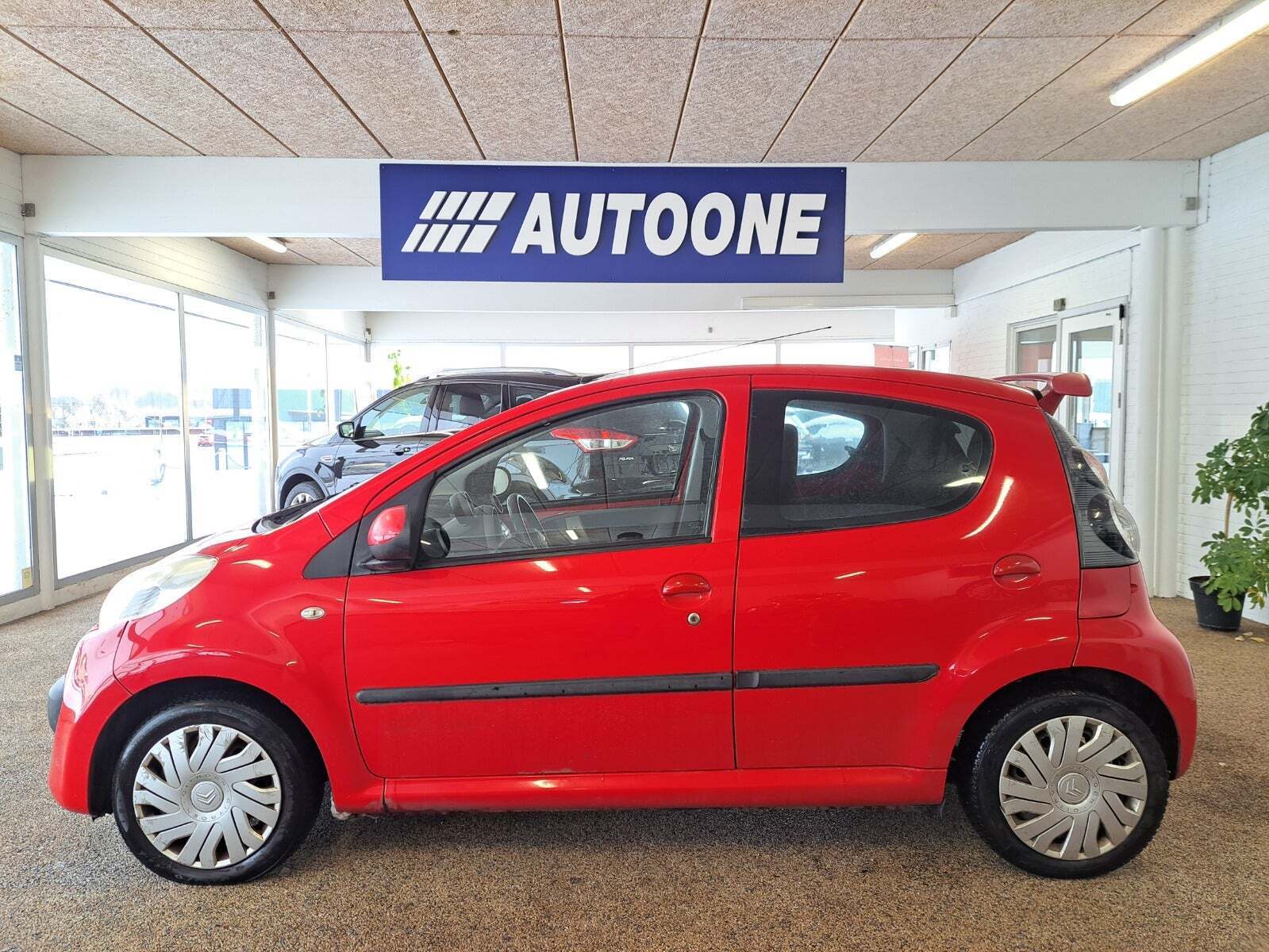 Rød Citroën C1 fra 2007