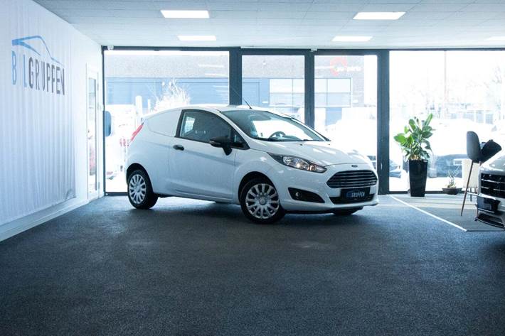 Hvid Ford Fiesta fra 2015