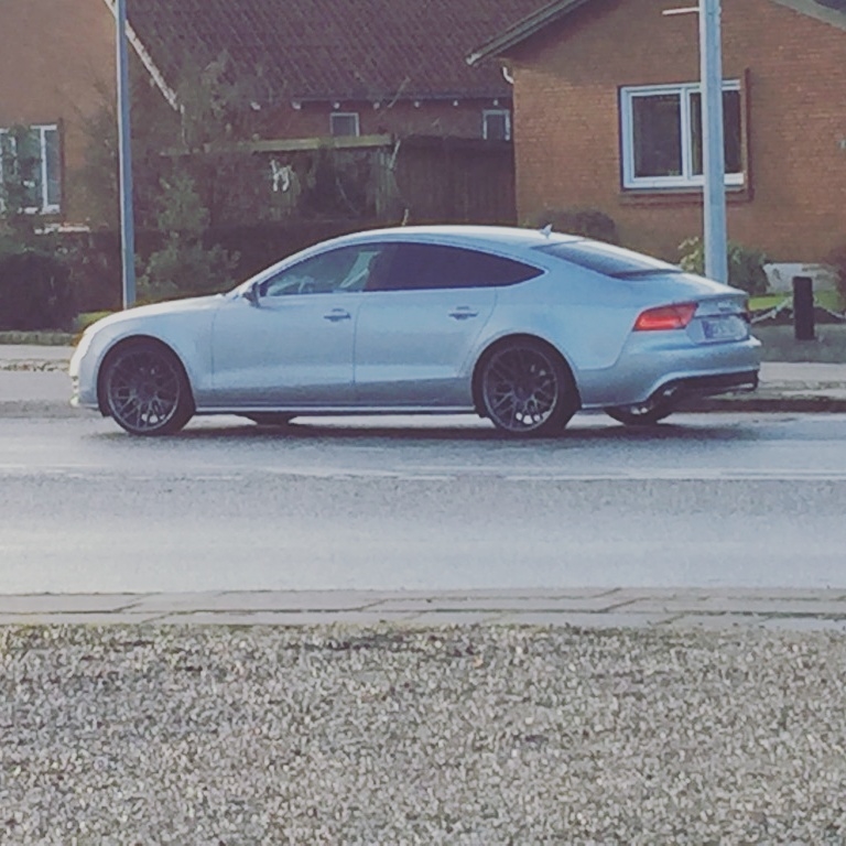 Grå Audi A7 fra 2012