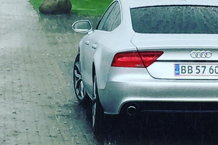 Grå Audi A7 fra 2012