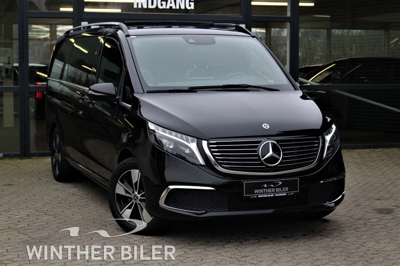 Sort Mercedes EQV300 fra 2021