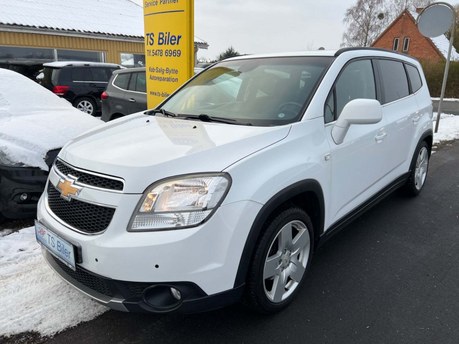 Hvid Chevrolet Orlando fra 2013
