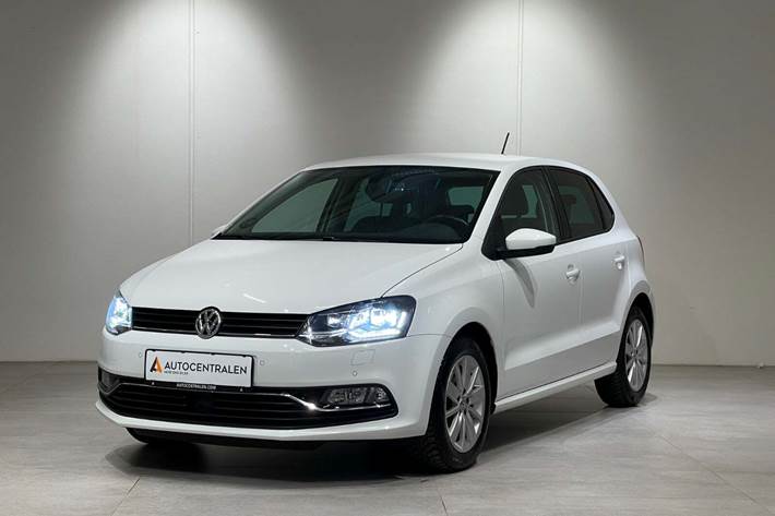 Hvid VW Polo fra 2016