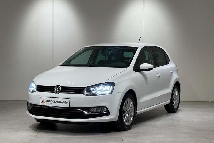 Hvid VW Polo fra 2016