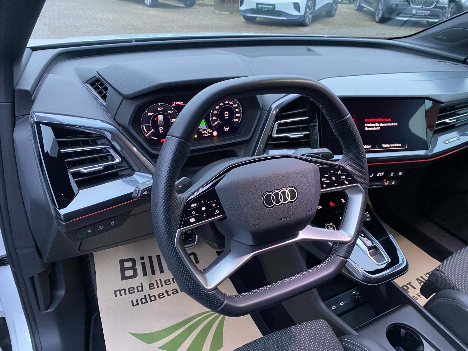 Hvid Audi Q4 e-tron fra 2022