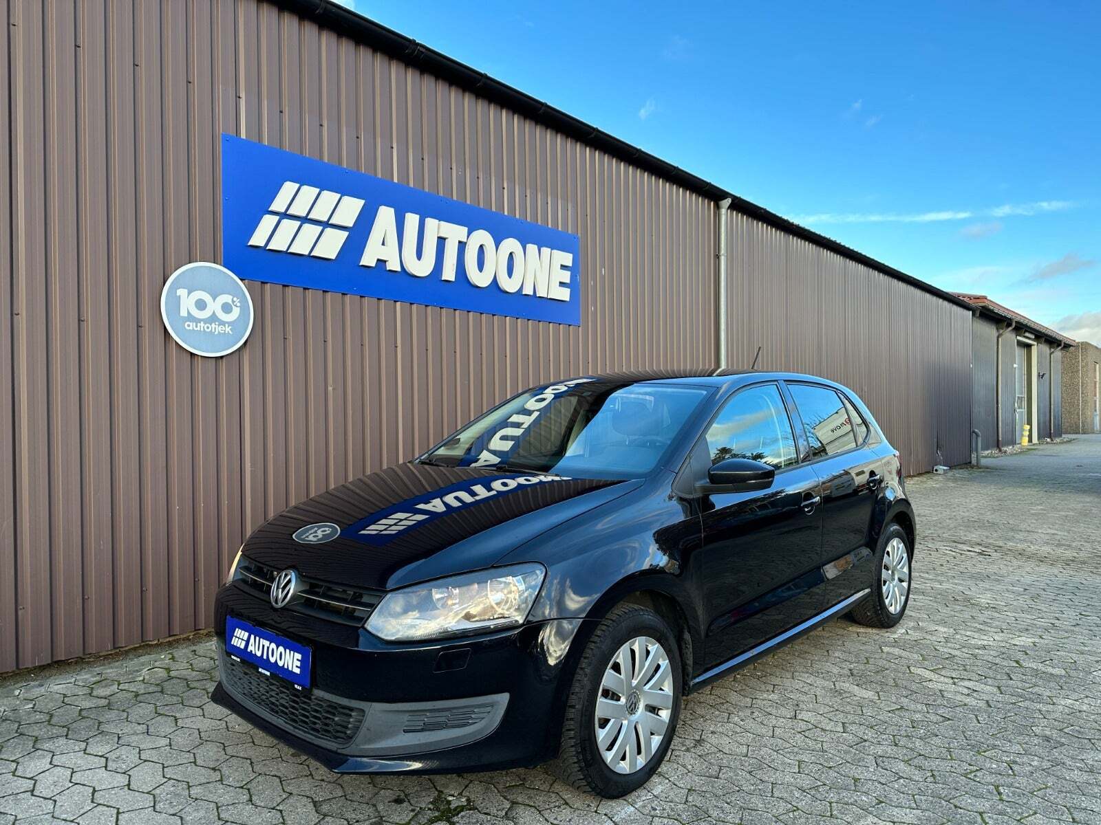 Sort VW Polo fra 2009