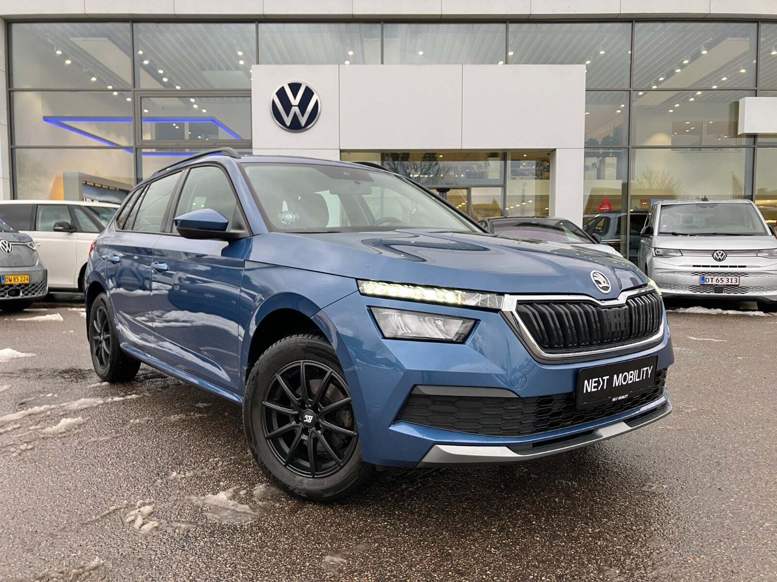 Blå Skoda Kamiq fra 2022