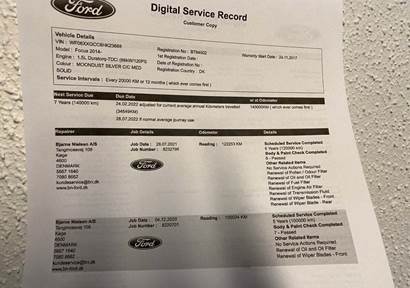 Ford Focus 1,5 TDCi 120 ST-Line stc. aut.