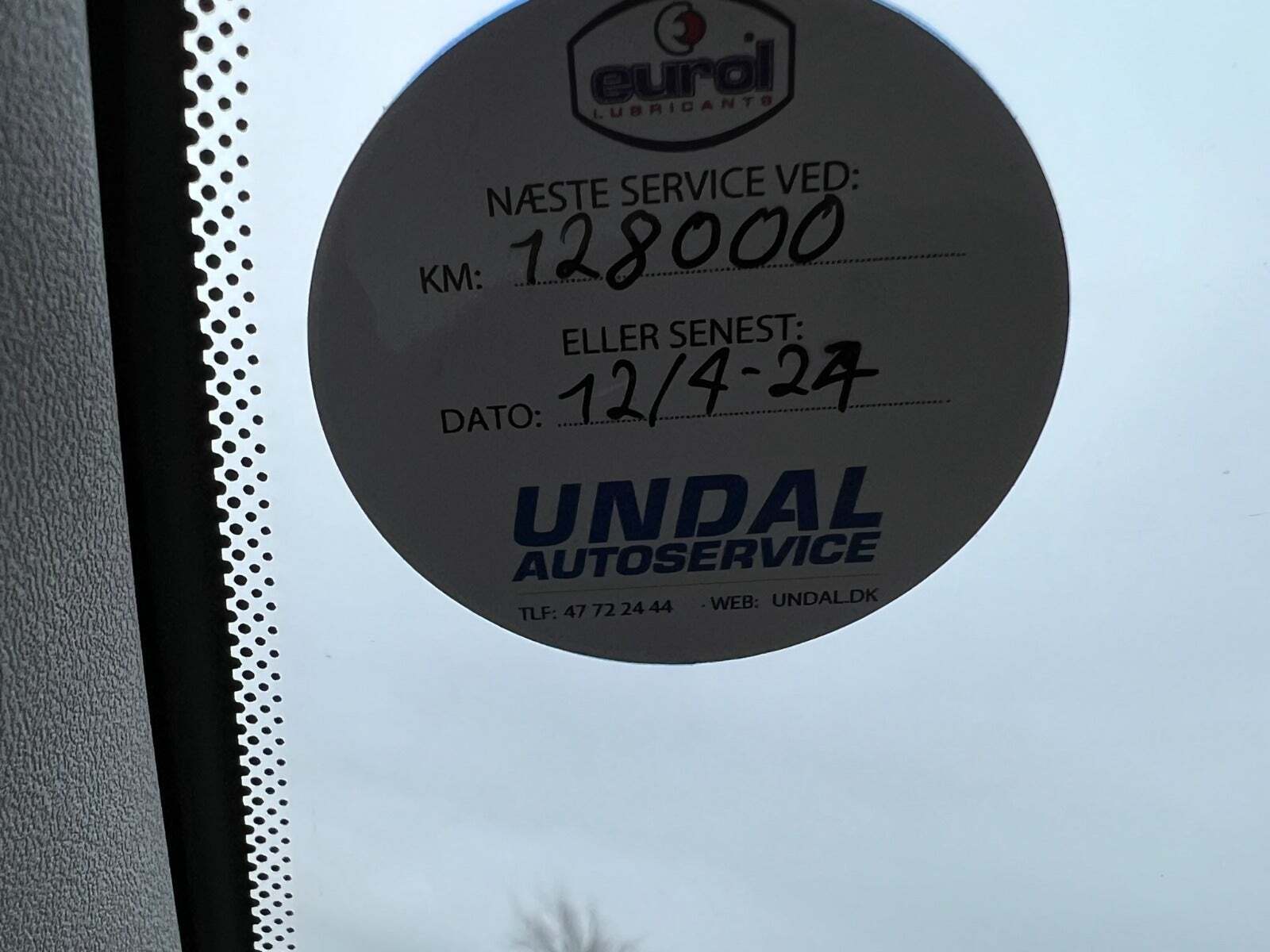 Sølv Fiat Panda fra 2011