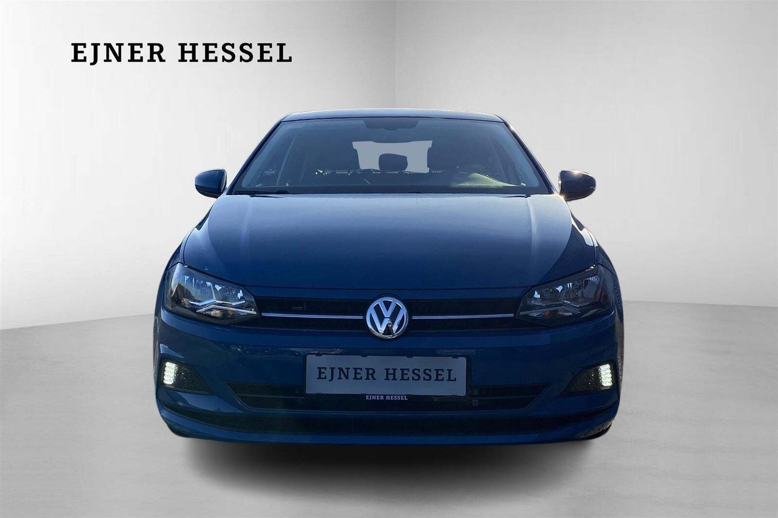 Blå VW Polo fra 2019