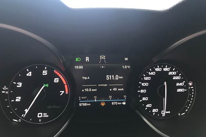 Sort Alfa Romeo Stelvio fra 2020