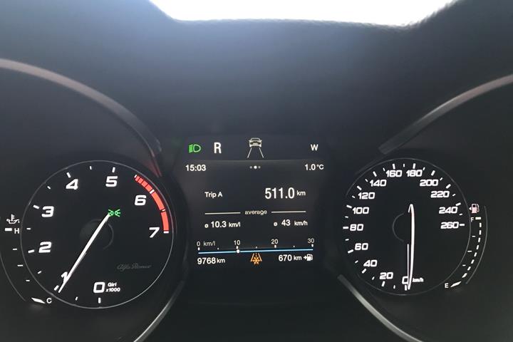 Sort Alfa Romeo Stelvio fra 2020
