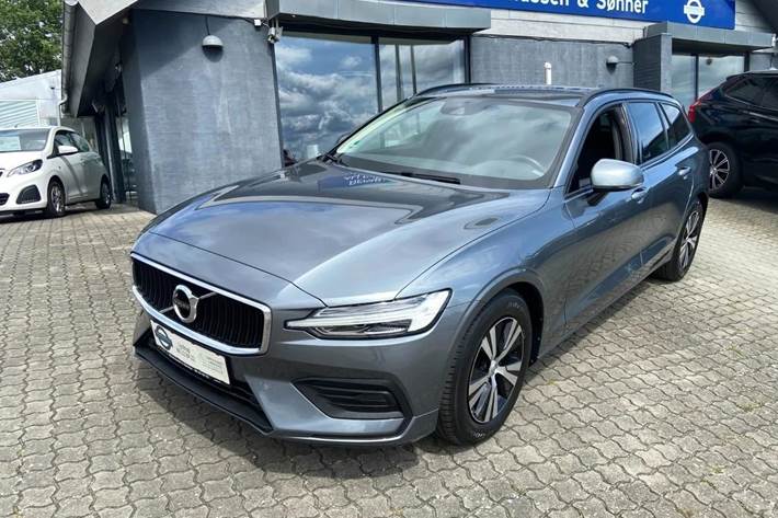 Blå Volvo V60 fra 2019