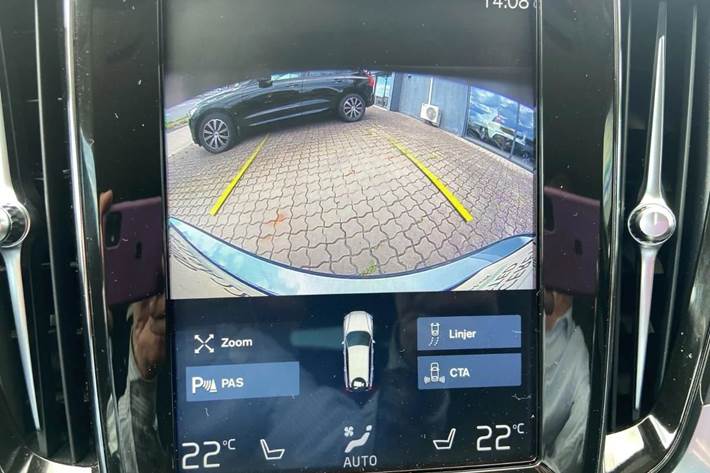 Blå Volvo V60 fra 2019