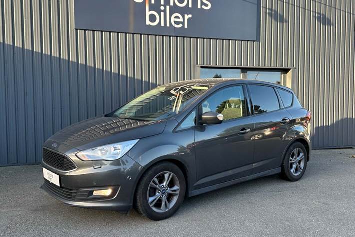 Grå Ford C-MAX fra 2019 set udefra