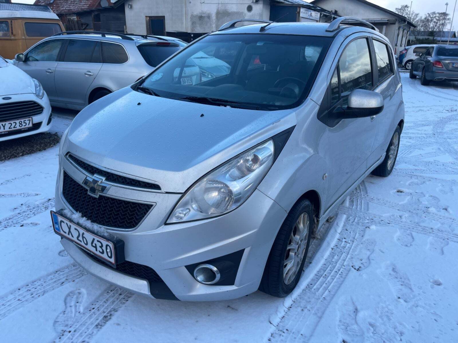 Sølv Chevrolet Spark fra 2012