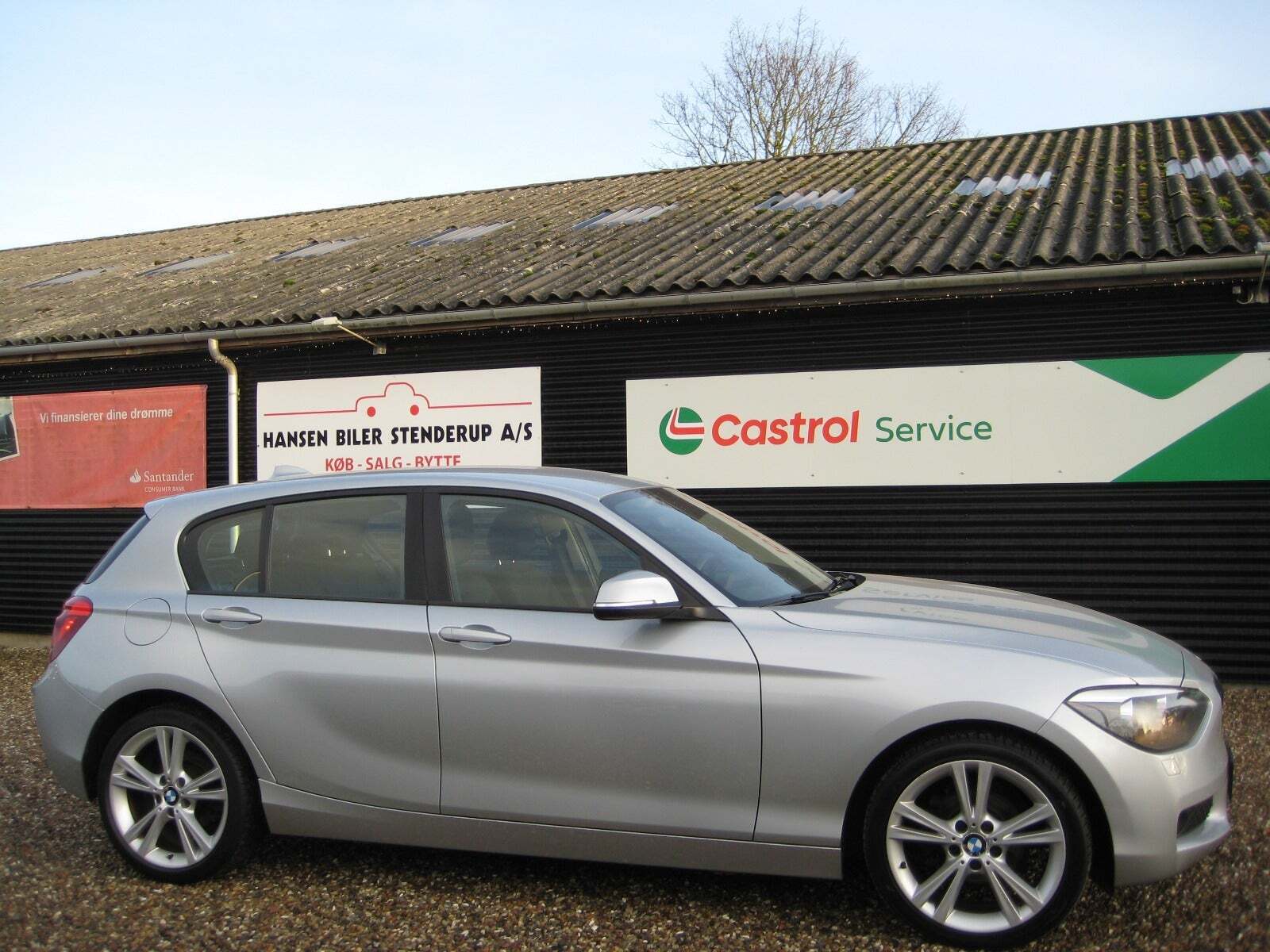 Sølv BMW 116i fra 2012